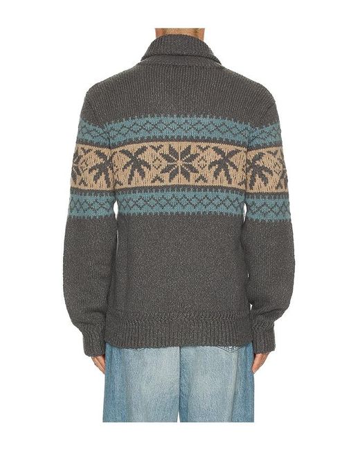 Faherty Brand Multicolor Surf To Snow Zip Cardigan for men
