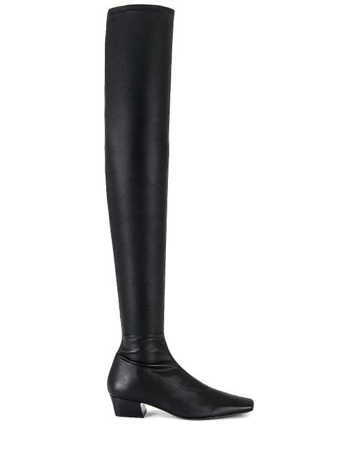 BY FAR Leather Colette Boot in Black | Lyst