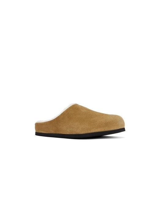Common Projects Metallic Shearling Clog
