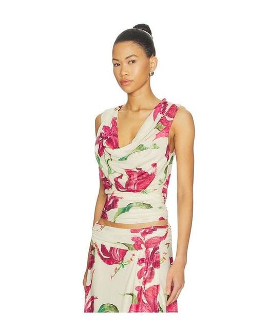 SOVERE Red Azalea Top