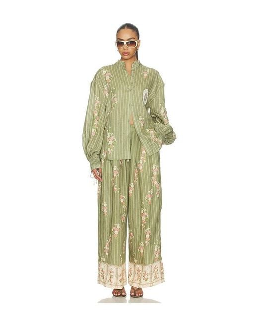 Agua Bendita Green Cocada Trouser