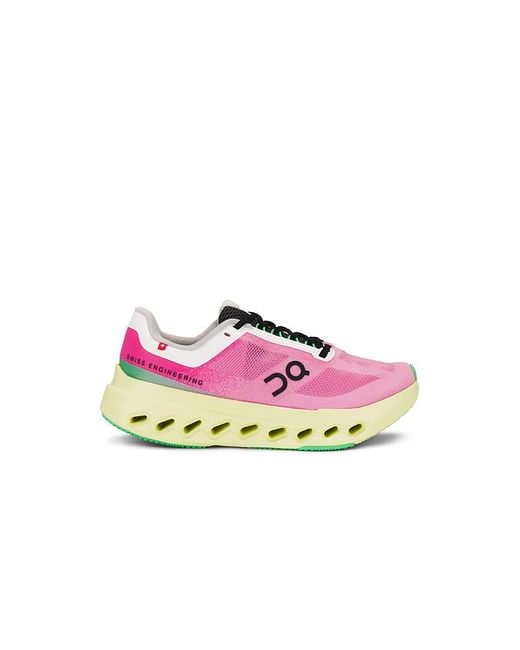 On Shoes Pink Sneakers Cloudsurfer Next