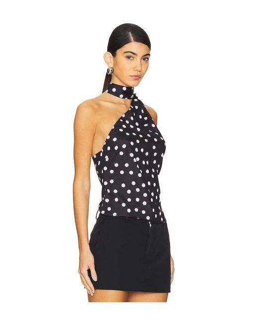 MORE TO COME Black Rialta Top