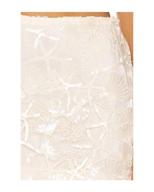 retroféte White Talya Skirt