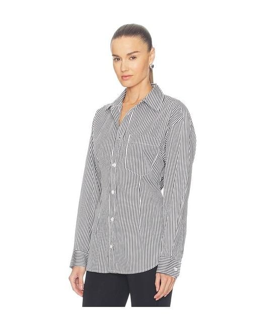 Agolde Gray Cinch Shirt