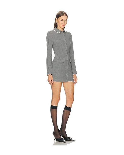 LOBA Gray Jackie Mini Dress