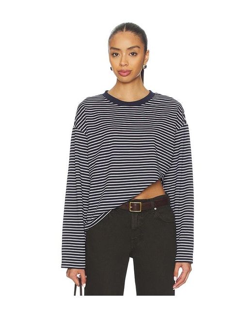 ALL THE WAYS Blue Lily Long Sleeve Top