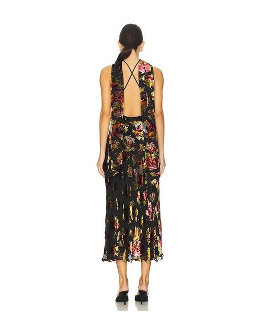 Rixo Black Hayley Dress