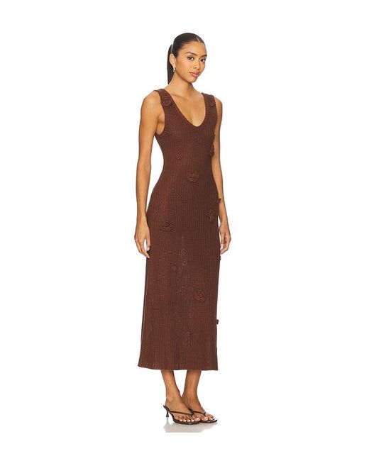 Astr Brown Ainhoa Sweater Dress