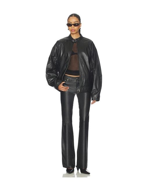 EB DENIM Black Domenico Bomber Jacket