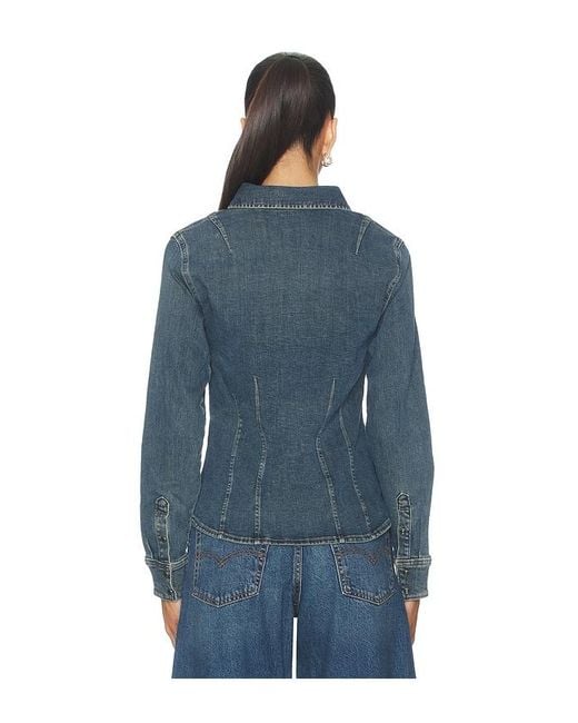 Levi's Blue Long Sleeve Shaped Shirt