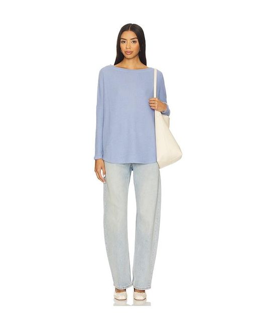Free People X We The Free Latte Blues Thermal Solid