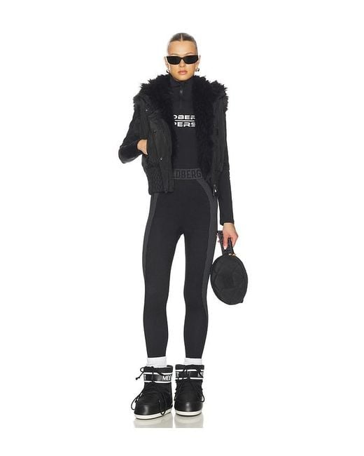 Goldbergh Black Contour Baselayer Pant