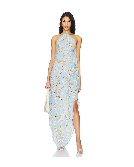 L'Agence 'Agence ミディ丈ドレス Blue