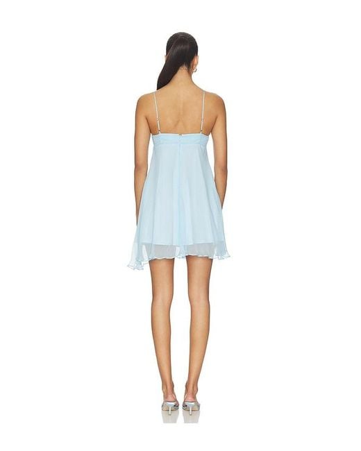 Amanda Uprichard Blue Allison Dress