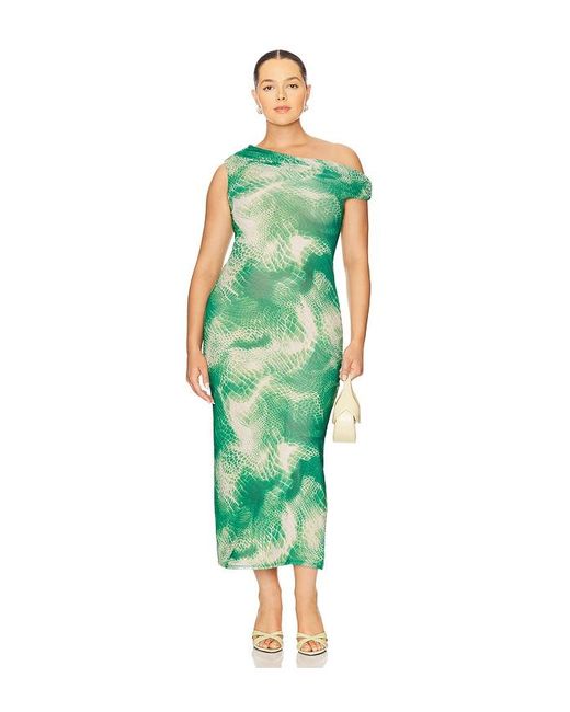 AFRM Green Holden Dress