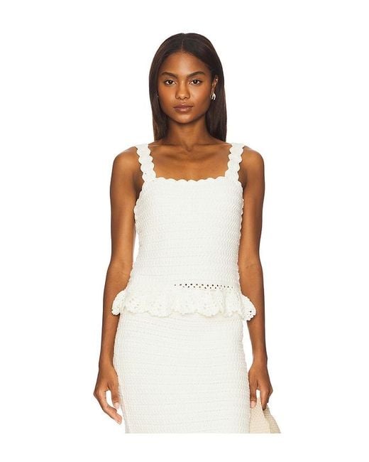 Rails White Estefania Top