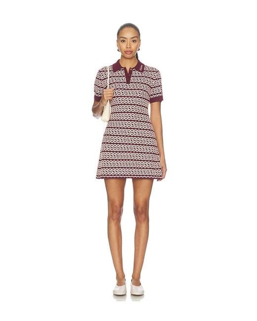 Malbon Red Clara Dress