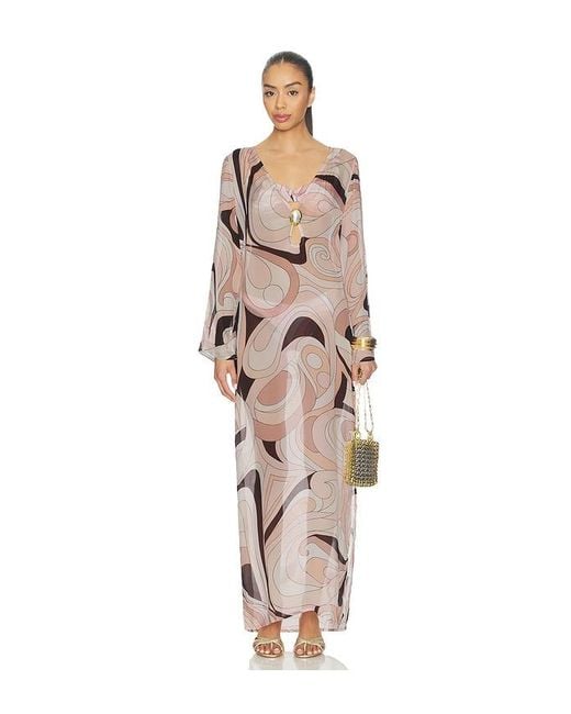 Cin Cin Natural Hotline Moonstone Maxi Dress