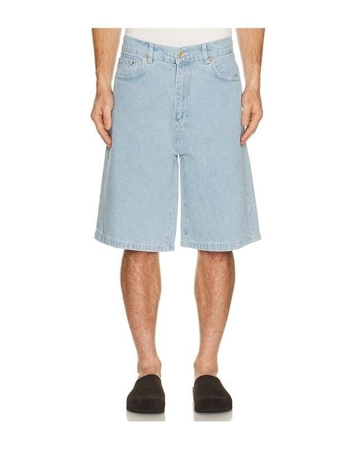 Stan Ray Blue Wide Shorts for men