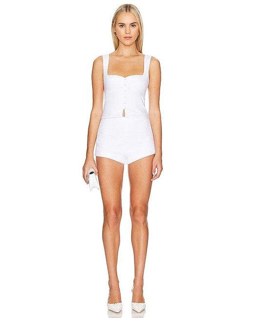 Jess Top En Color Blanco Talla En Tularosa de color White