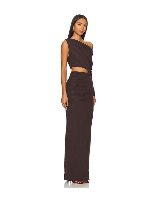 Nbd Brown Yahaira Maxi Dress