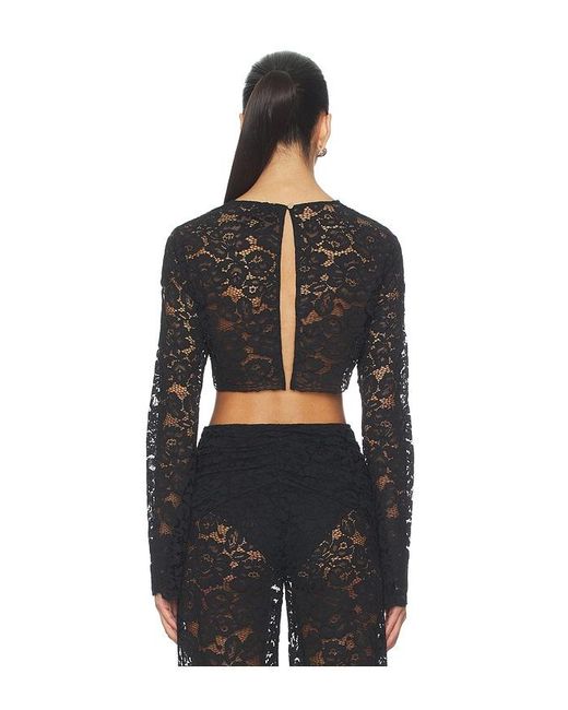 Shani Shemer Black X Revolve Ella Crop Top