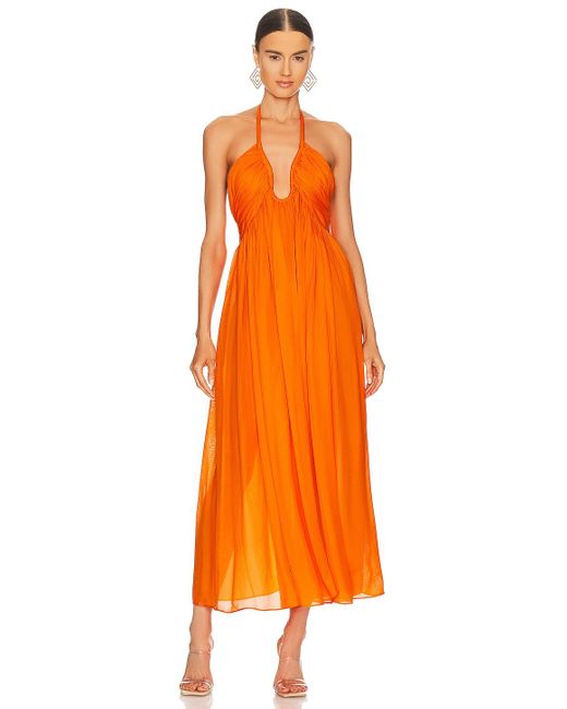 Cult Gaia Sloane Dress in Orange | Lyst