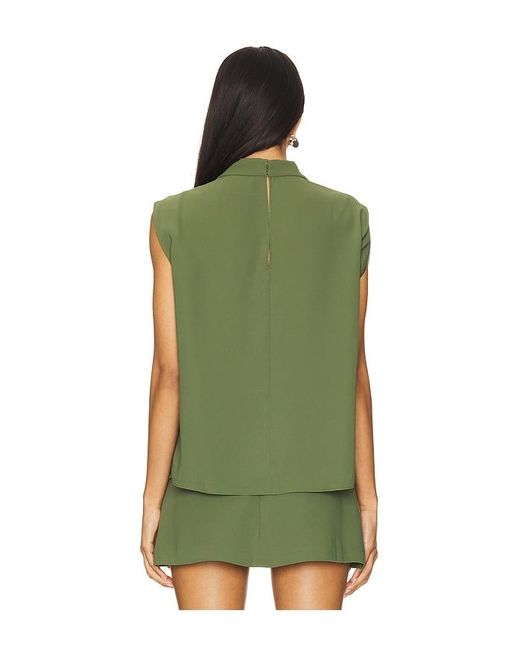 Amanda Uprichard Green X Revolve Sleeveless Fabienne Top