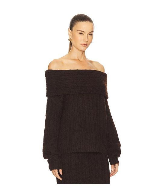 Line & Dot Black Ophelie Sweater