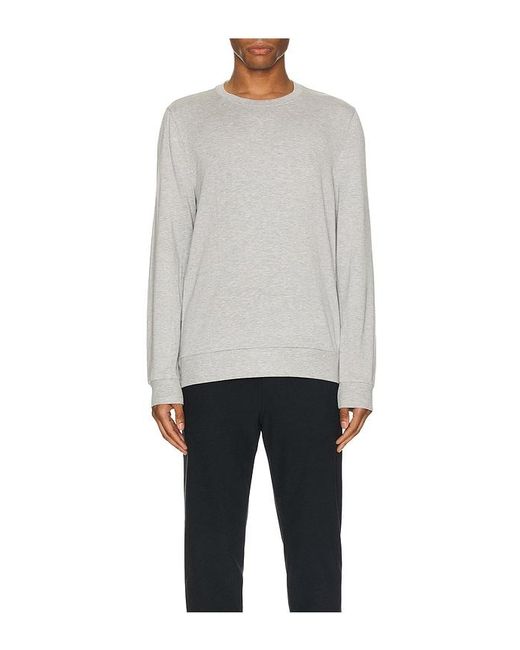 Beyond Yoga White Always Beyond Pullover Crew for men