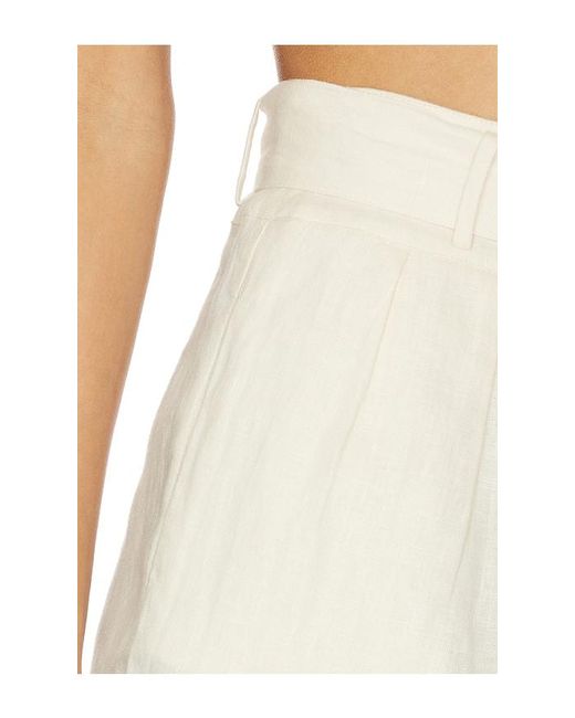 Hevron White Zinna Short