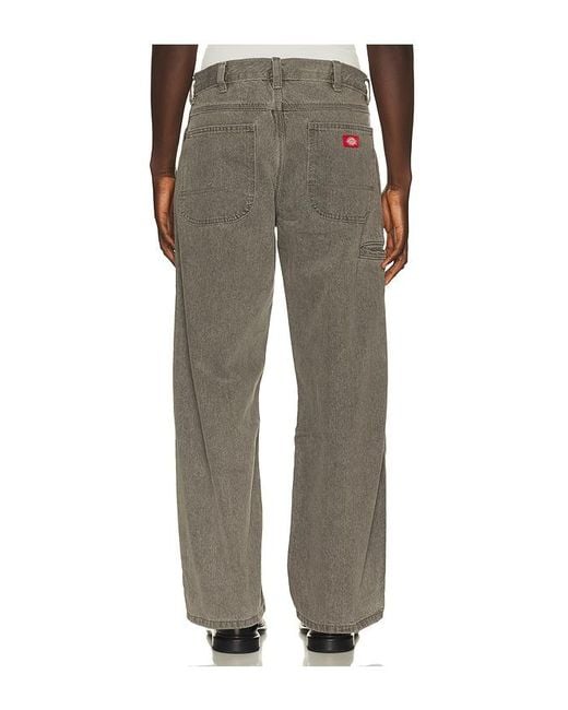 Dickies Gray Loose Straight Double Knee Jean for men