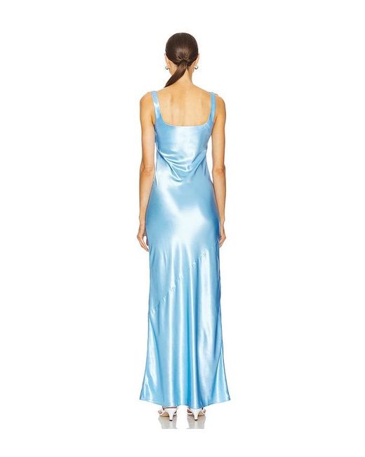 L'academie Blue 'Academie Laetitia Maxi Dress