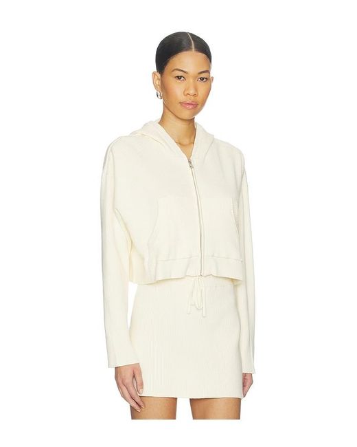 LSPACE White Jet Set Hoodie