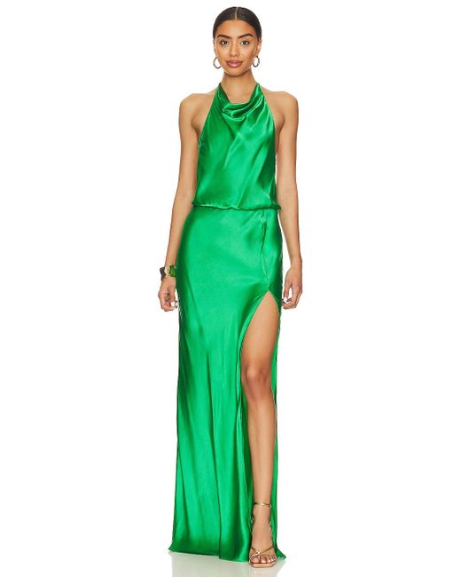 Amanda Uprichard Aurela Gown in Green Lyst