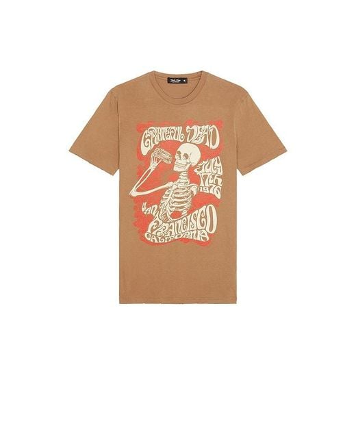 Junk Food Orange Grateful Dead 1976 Sf Tee for men