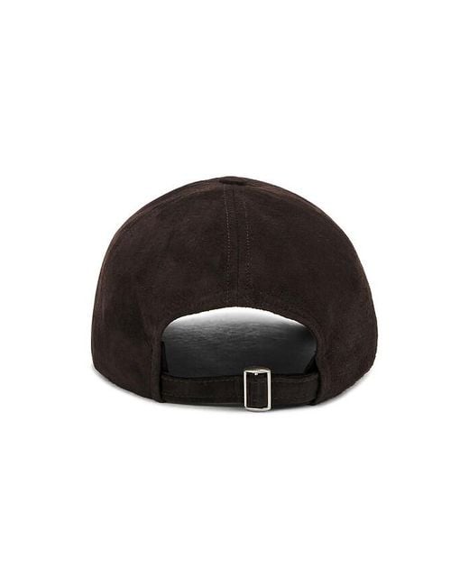 Siegelman Stable Black X Fwrd Suede Dad Hat