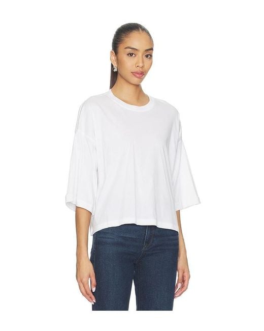 FAVORITE DAUGHTER White The Over It Tee