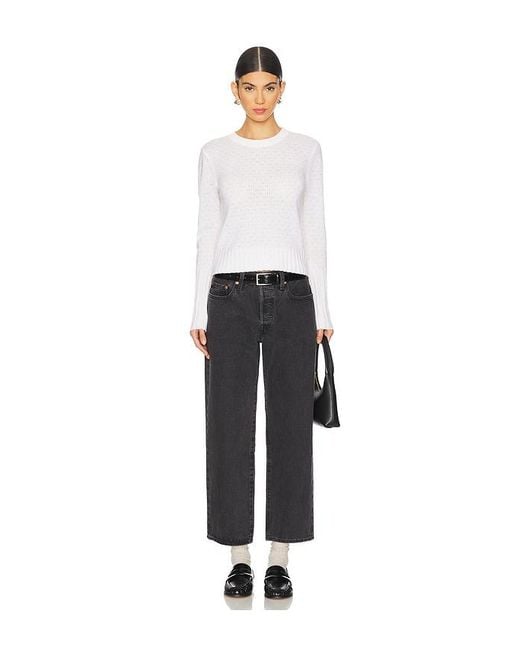 Levi's Black 501 90S Ankle Straight Jeans