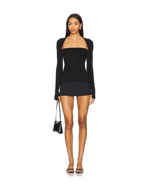 Commando Black Ballet Body Shrug With Thumbholes