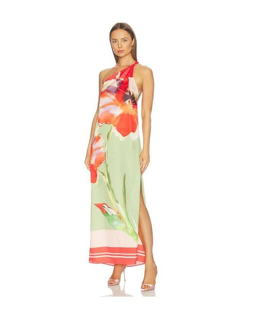 MISA Los Angles Red Dounia Dress