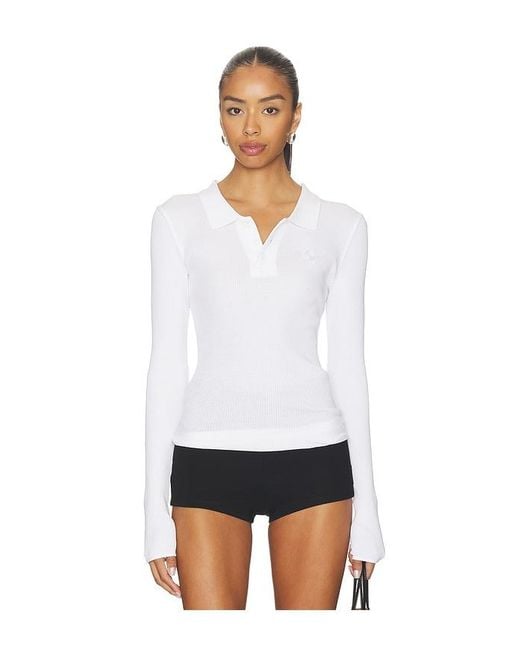 OperaSPORT White Aria Seamless Top