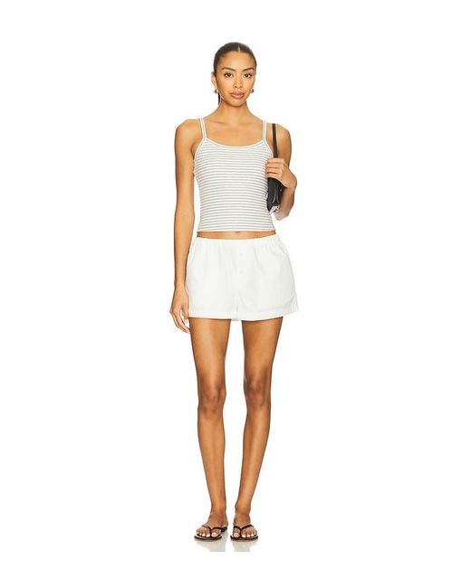 Lovers + Friends White Lucy Tank Top