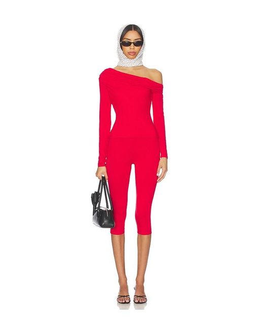 AFRM Red Bria Top