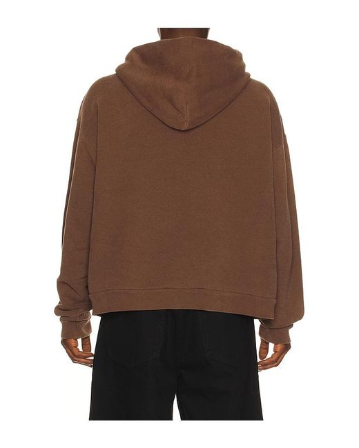 Agolde Brown Salford Hoodie for men