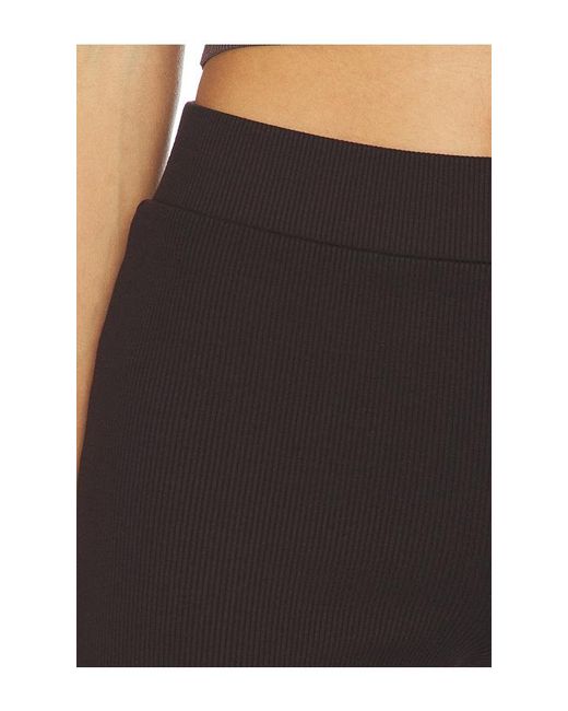 DONNI. Black The Rib Straight Pant