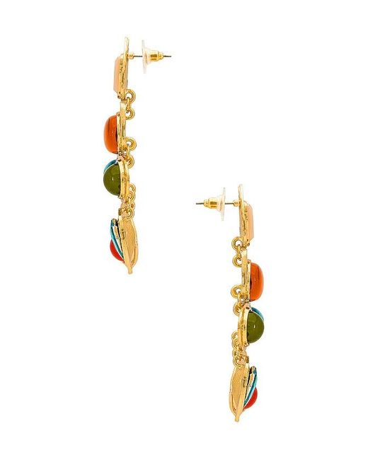petit moments Multicolor Multi Stone Earrings