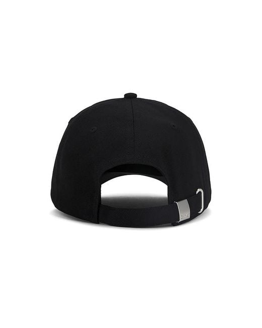 Calvin Klein Black Monologo Printed Baseball Cap for men
