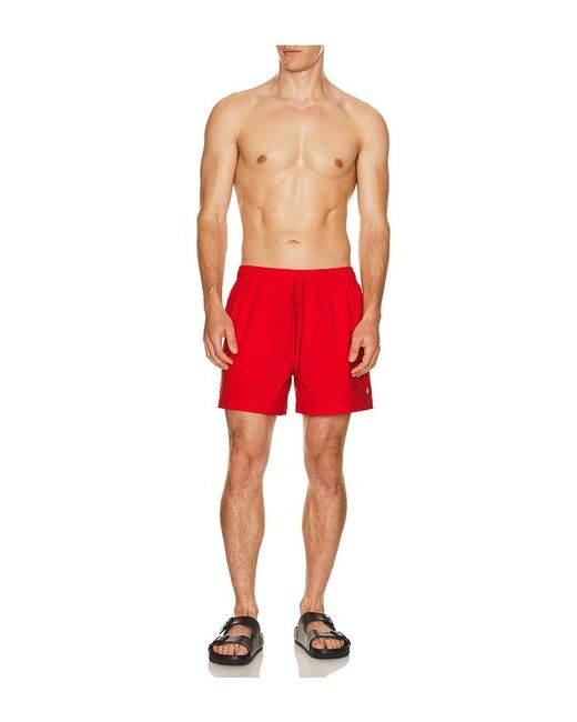 Samsøe & Samsøe Red Moses Swim Shorts for men